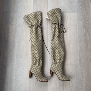 Gucci Over the Knee Boots....worn one time!